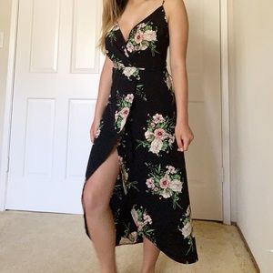 Black Floral Top Shop Dress